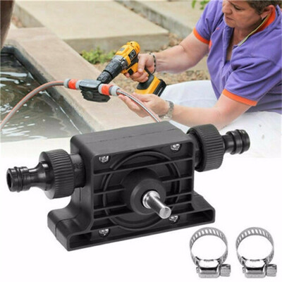 

JPGIF Portable Electric Drill Pump Self Priming Transfer Pump Oil Fluid Water Pump