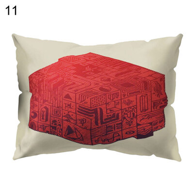 

Multicoloured Sofa Animal Letter Printed Pillow Case Cushion Cover Home Decor
