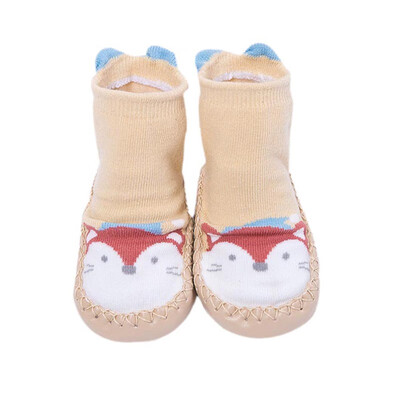 

Baby Boy Girl Socks Anti-slip Rubber Soles First Walkers Newborn Floor Socks Children Infant Cartoon Socks