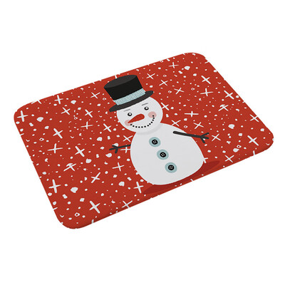 

Toponeto Christmas Floor Entrance Door Bathroom Mat Indoor Bathtub Carpet Doormats Decor