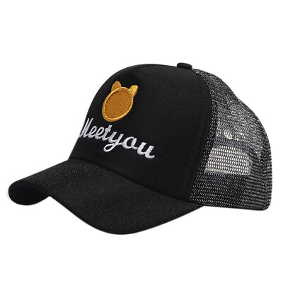 

2019 New Summer Boys Girls Baseball Cap Toddler Children Cartoon Printed Tennis Casual Hip Hop Sun Snapback Caps