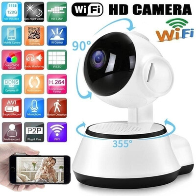 

NEW HD Wireless WiFi Camera Baby Monitor Smart Camera Two-way Audio Night Vision