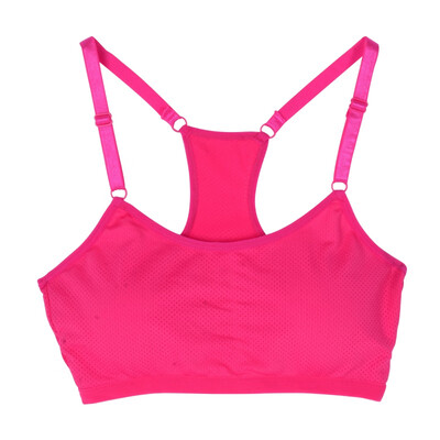 

Outdoor Running Women Sexy Bra Solid Color Steel Running Word Back Bra Style