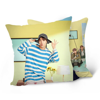 

Kpop BTS Bangtan Boys LOVE YOURSELF Answer Pillow Case Car Sofa Cushion Cover