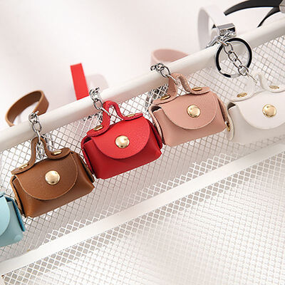

New creative coin purse keychain Car key ring Female bag pendant Fashion personalized key ring Jewelry key chains Various Colors