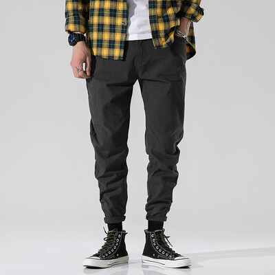 

Gobestart Mens New Fashion Casual Outdoor Pocket Beach Solid Trousers Long Pants