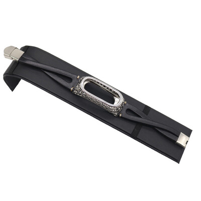 

〖Follure〗Replacement Leather Wristband Band Strap Bracelet For Xiaomi Mi Band 3 Bracelet