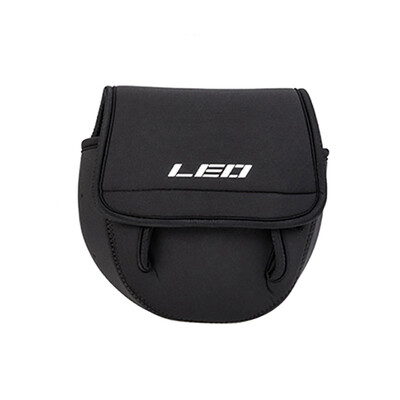 

Black Fishing Reel Bag Pouch Portable Durable Protection Soft Cover Fishing Wheel Raft Fishing Reel Storage Bag