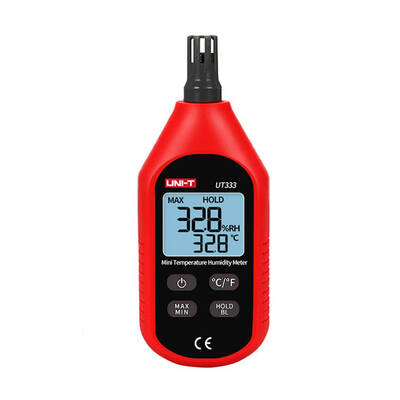 

UNI-T UT333 Mini Temperature Humidity Meter Indoor Outdoor Hygrometer Meter LCD Backlight Anemometer Thermometers