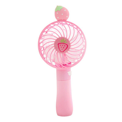 

Cute USB Portable Handheld Fan With Animal Fruit Pattern Office Desktop Fan For Girl For Summer Outdoor Activity Decoration