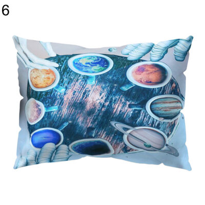 

Flower City Forest Planet Pillow Case Cushion Cover Sofa Bed Car Office Decor