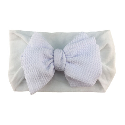 

Soft Cotton Knit Baby Heaband Cute Flower Elastic Hearband Baby Cute Girls Boys Pearl Bowknot Design Headband Headwear Apparel