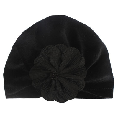 

New Baby Cotton Hat For Girls Boys Newborn Flower Design Elastic Hats Accessories Photography Props