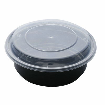 

30pcs 450ml-1000ml RoundSquare Shaped Disposable PP Food Container Transparent Lid Lunch Box -20℃-120℃