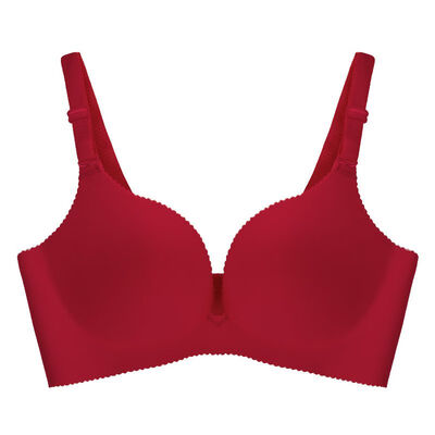 

New fashion women sexy lace gathered no trace v collar tube bra strap care bottom pad comfortable underwear feel skin-friendly