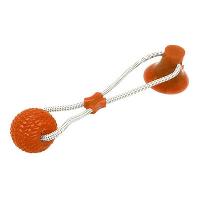 

Pet Medium Rubber IQ Training Toy Pet Dog Toy Dog Bite-resistant Leaking Food Toy Slowly Feeder Ball Toy