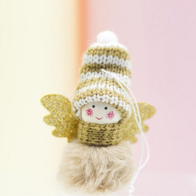 

Tailored Mini Cute Plush Angel Girl Christmas Tree Pendants Ornaments Home Decoration