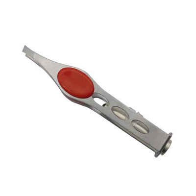 

Stainless Steel Eyebrow LED Tweezer with Bright LED Lighting Eyebrow Hair Remover Clipper Cutter