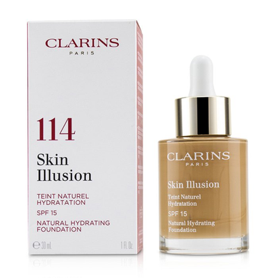 

CLARINS - Skin Illusion Natural Hydrating Foundation SPF 15 114 Cappuccino 30ml1oz