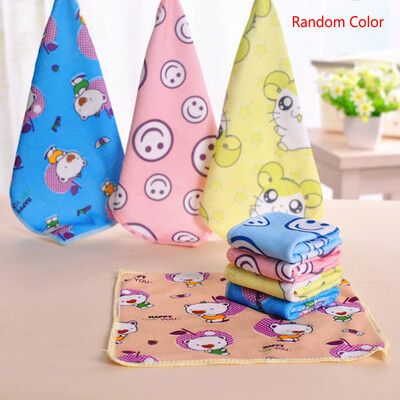 

3030cm Square Towels Microfiber Fabric Towel Hand Face Towels for Kids Adults Random color