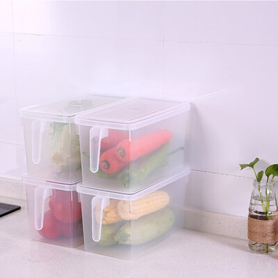 

Kitchen Transparent Grains Beans Storage Box Refrigerator Sealed Food Container