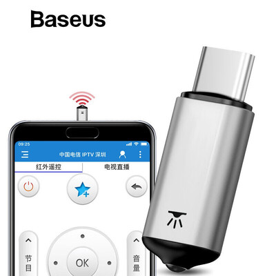 

Baseus R02 Type-C Jack Universal IR Remote Control For Samsung Xiaomi Smart infrared Control l for TV Aircondition STB DVD