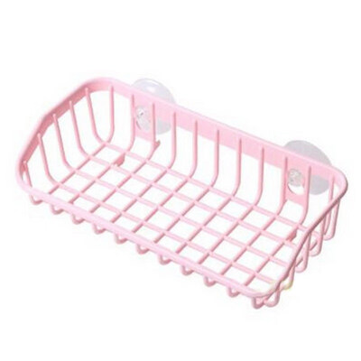

Double Suction Cup Sink Sponge Soap Holder Kitchen Bathroom Drain Storage Rack