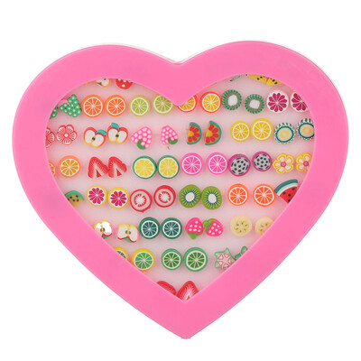 

36 pairs Rose Flower Stud Earring Set For Women Earring Jewelry Random Mix