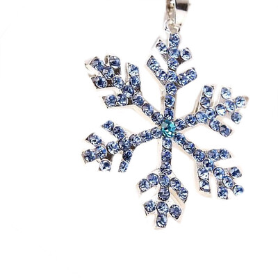 

Hot Cake Highquality New Gift Crystal Snowflake Pattern Charm Long Sweater Chain Pendant Necklace