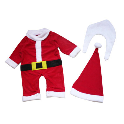 

Christmas Santa Claus Baby Clothes Baby Costume Bodysuit Newborn Kids Pajama Infantil Winter Clothing Jumpsuit Snowsuit