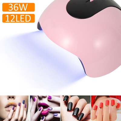 

36W Professional UV Gel Nail Polish LED Lamp Nail Dryer Polishing Curing 3 Timers