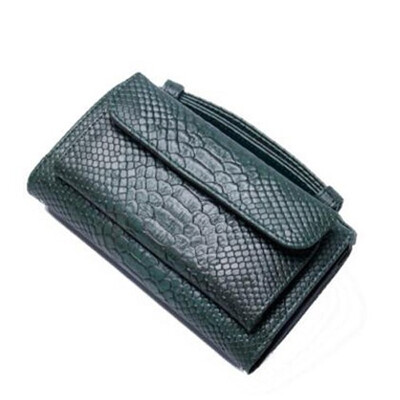

Women Handbag Genuine Leather Clutch High Quality Shoulder Messenger Female Crossbody Bags Serpentine Print Purse Small