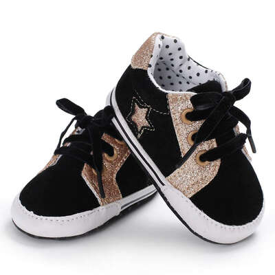 

WEIXINBUY Baby Shoes First Walkers PU Leather Newborn Boy Girl Baby Soft Shoes Bebe Soft Soled Non-slip Footwear Crib Shoes