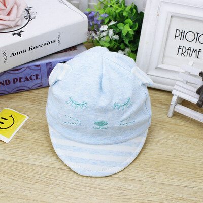 

Baby girls&boys hat spring&autumn newborn children cotton colored cotton shy cap new