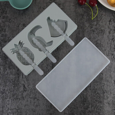 

Toponeto Ice Cream Mold With Lid Popsicle Mold Watermelon Corn Cube Silicone
