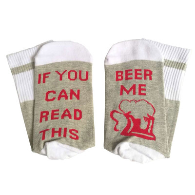 

Women Men Socks If You Can Read This Bring Me Winter Socks Christmas Gifts