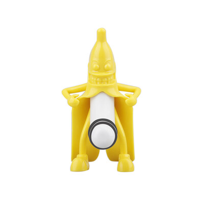 

Novelty Red Wine Bottle Stopper Funny Banana Beer Champagne Beverage Wine Bottle Preservation Plug Closures Evil Banana Wine Stopp