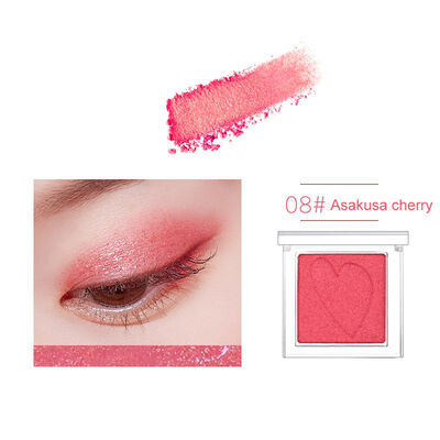 

Eye Beauty Glazed Single Eye Shadow Waterproof Non-dizzy Dyeing Lasting Colorfast Matte Shimmer Eyeshadow Makeup Pallete