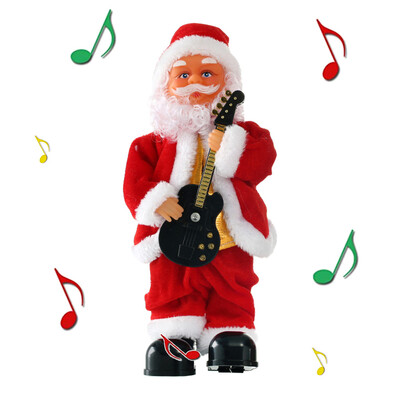 

Siaonvr Santa Claus Figure Singing Musical Santa Electric Toy Ornaments gift for Kids