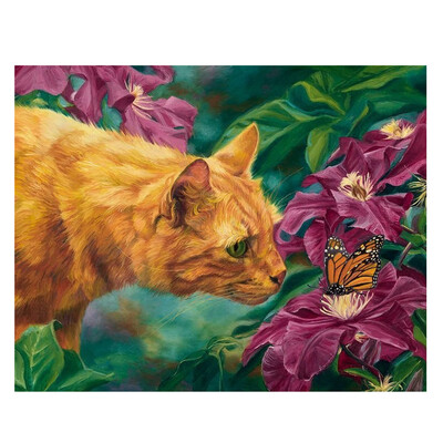 

Gobestart 5D Embroidery Paintings Rhinestone Pasted DIY Diamond Painting Cross Stitch