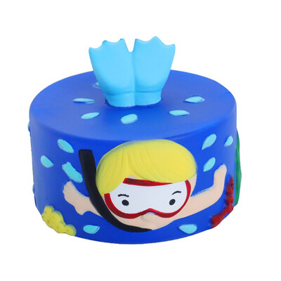 

〖Follure〗9cm Jumbo Cartoon Diver Cake Super Slow Rising Squeeze Stress Reliever Toys