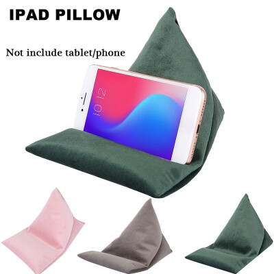 

Velvet Bean Bag Stand Tablet Cushion Lazy Phone Triangle Pillow for Phone