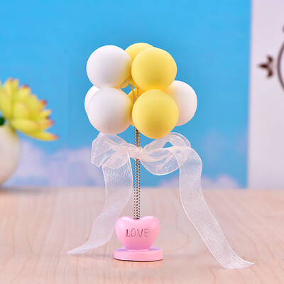 

Tailored Dollhouse Miniature Scene Model Balloons Decoration Pretend Play Toy
