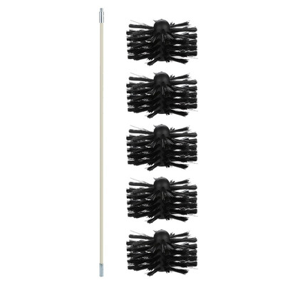 

Gobestart Chimney Tube Inner Wall Cleaning Brush Dryer Tube Brush Can Bend New Products