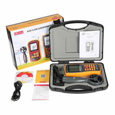 

BENETECH GM8902 0-45MS Digital Anemometer Wind Speed Meter Air Volume Ambient Temperature Tester With USB Interface