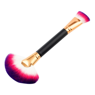

GUJHUI Brand Double Head Professional Multifunction Cosmetics Eyeshadow Facial Foundation Blush Nose Smudge Face Blusher