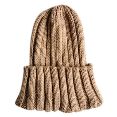 

Infant Kids Candy Color Winter Knitting Hat Beanie Baby Boys Girls Cute Winter Warm Crochet Hat