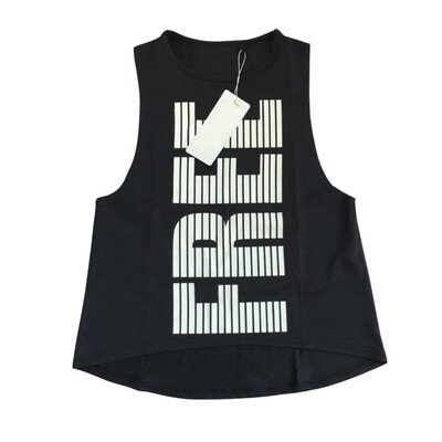 

Sexy Letter Printed Women Tanks Quick Dry Sporting Fitness Sleeveless Tees Breathable Jersey Jogger Streetwear Tank Tops
