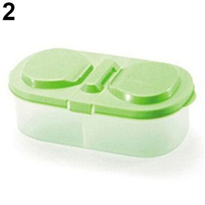 

900ML Portable Kitchen Container Fresh Food Storage Sauce Case Preservation Box
