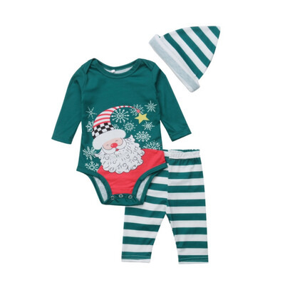 

New Children Clothing Christmas Family Parent-child Hat Suit Printing Home Service Cotton Soft Two-piece Pajamas